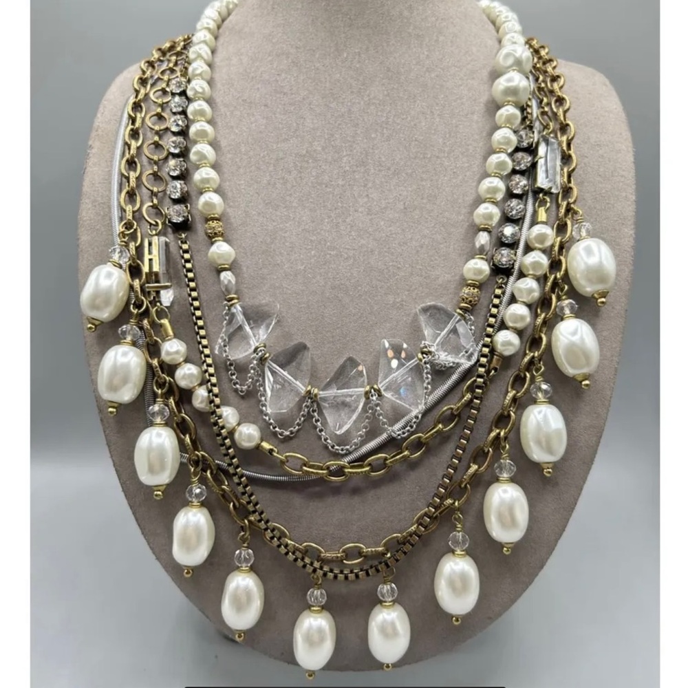 Silpada Kr Collection Multi Chain Statement Neckl… - image 1